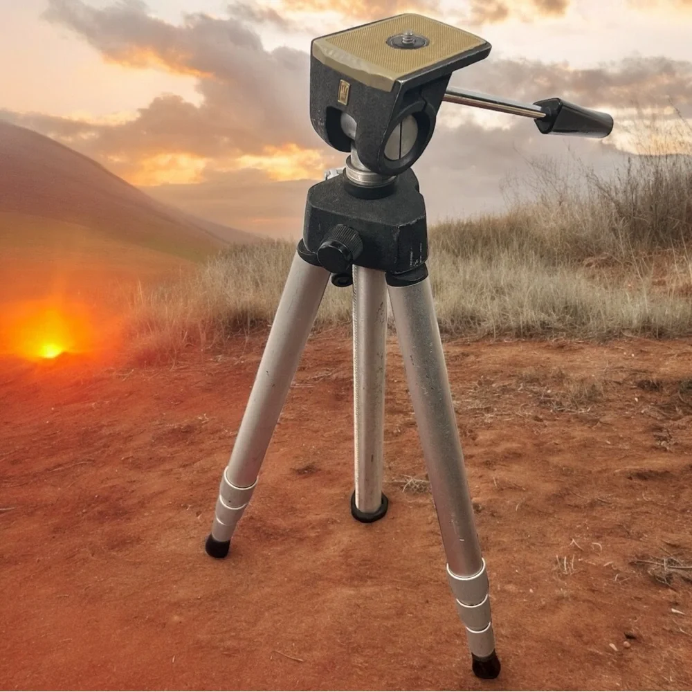 Vintage Slick Camera Tripod - Made in Japan: Portable and Durable